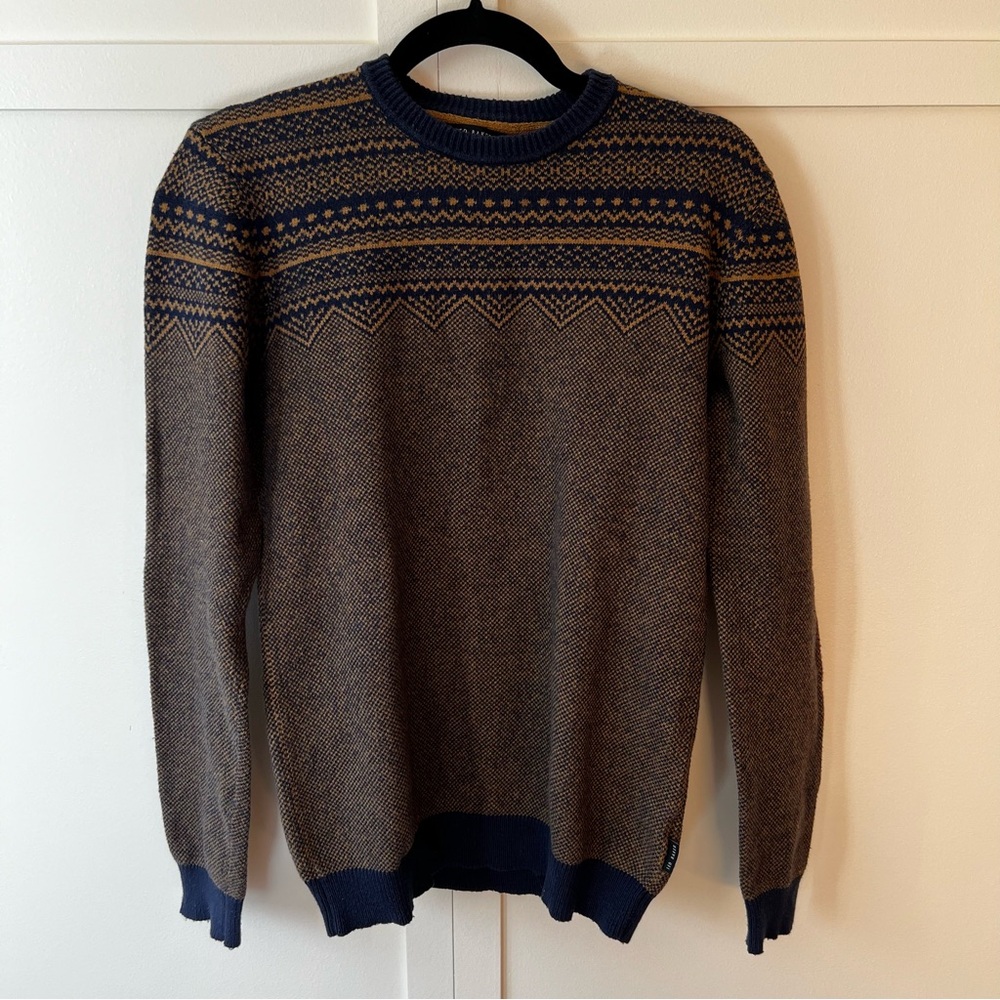 Ted Baker London Men’s Cotton‎ Wool Blend Sweater Size 3/Medium